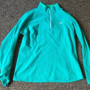 North Face. Large. 3/4 Zip Fleece.